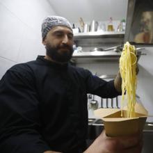 Envasado de la pasta
