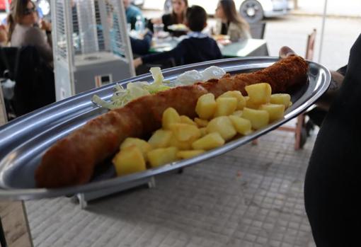 Flamenquín de la Taberna Miguelito