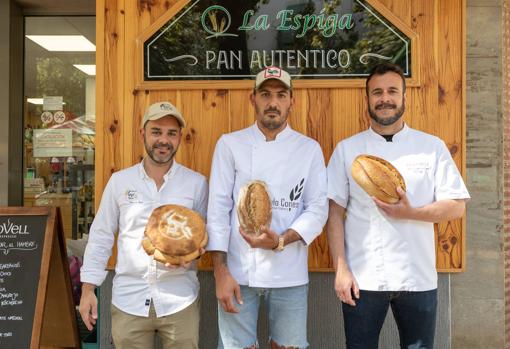 Ángel Puchi, Pablo Conesa y Domi Vélez