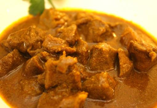 Detalle de la carne a la suegra