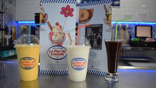 Sorbete de mango y piña, sorbete de limón y granizado de café de la Flor de Levante 1934