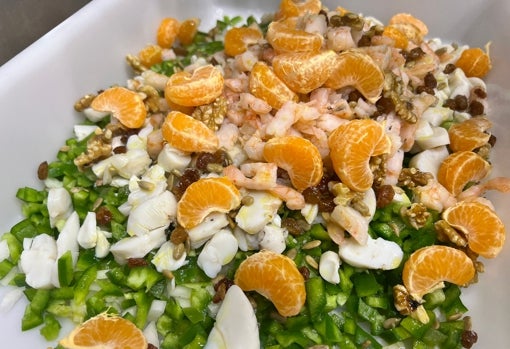 Los secretos de los huevos de choco en aliño de cítricos de la Bodeguita Los Caracoles