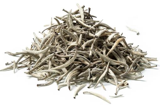 Hojas de té blanco
