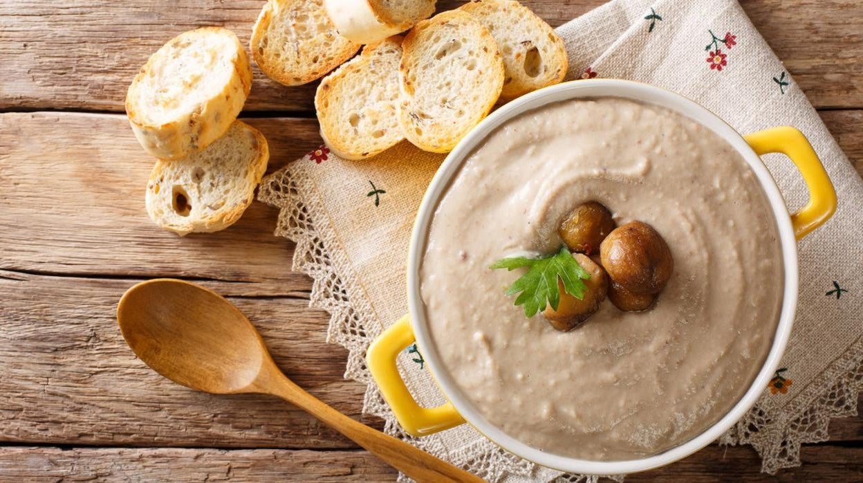 El puré de castañas es una receta muy otoñal