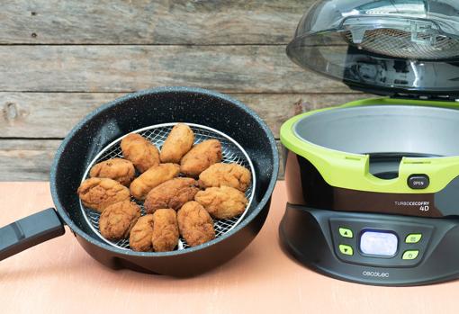 Haz croquetas más saludables con una freidora de aire