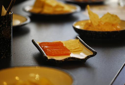 El lingote de salmón con oro y trufa es uno de los nuevos Silplatos