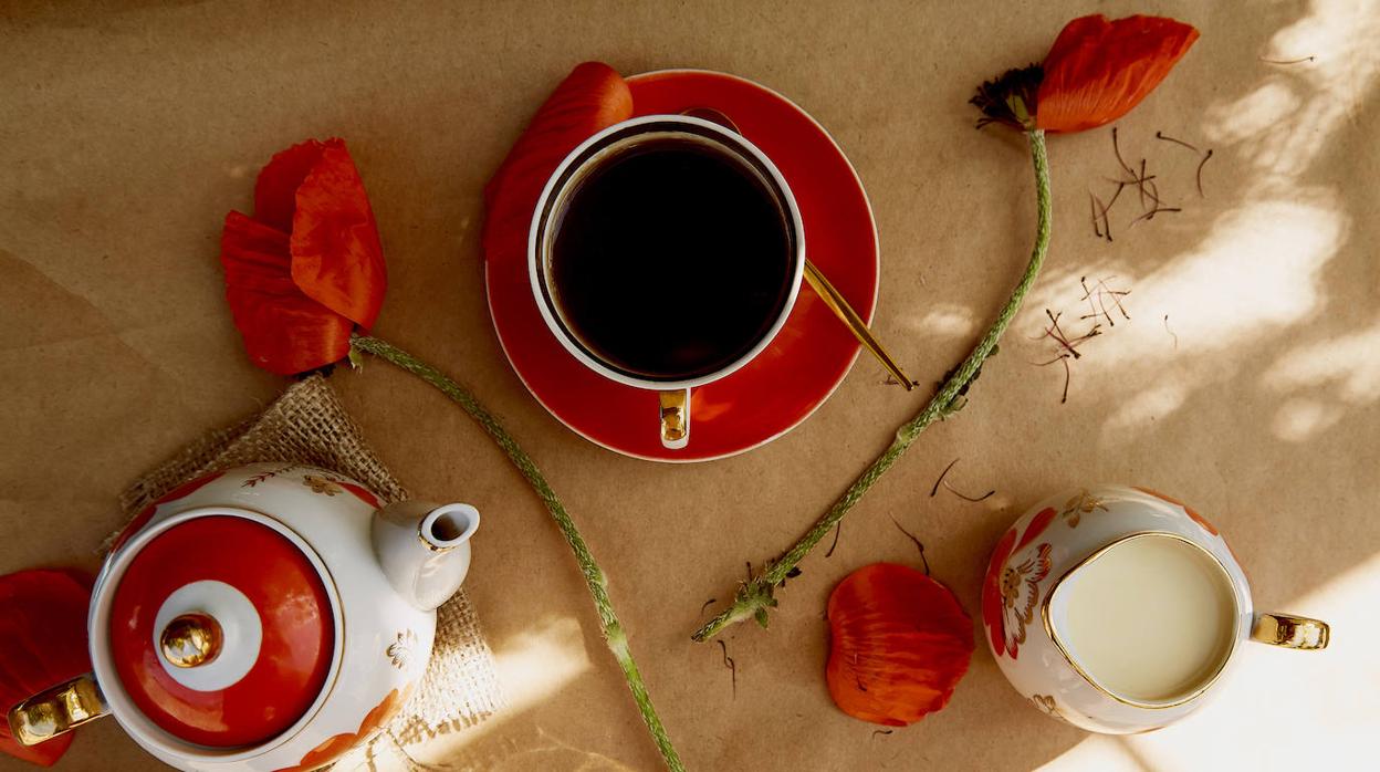 La infusión de amapola es de color rojizo