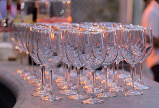 Es importante que las copas no tengan manchas y brillen