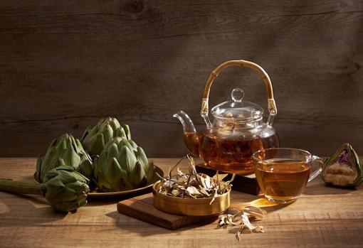 La alcachofa también se puede tomar en infusión