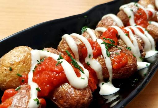 Patatas bravas de Taberna La Montillana