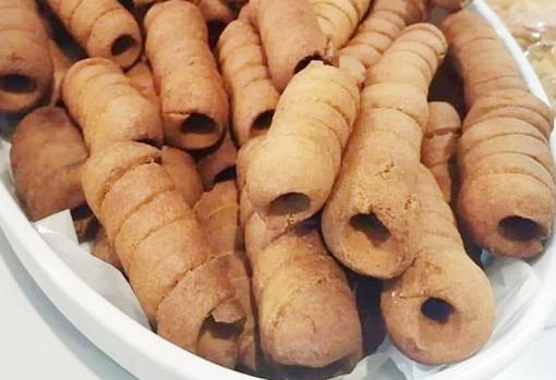 Gajorros de pastelería Carlota, de la localidad de Cabra