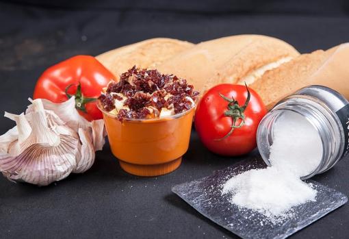 El salmorejo de La Salmoreteca, del chef Juanjo Ruiz