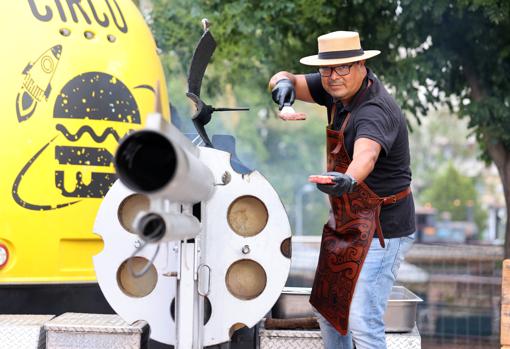 La parrilla texana en forma de revólver, de Vacarnal