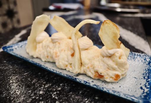 Ensaladilla de gambas blancas de Huelva