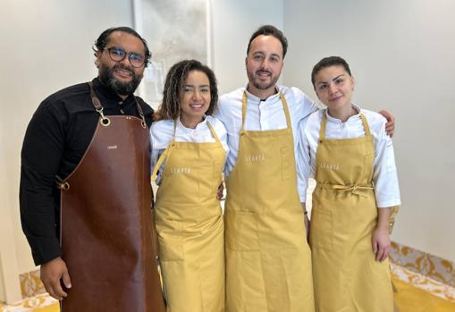 Eliel Varela, Rosana de la Cruz, Manuel Delachica y Rita Llanes