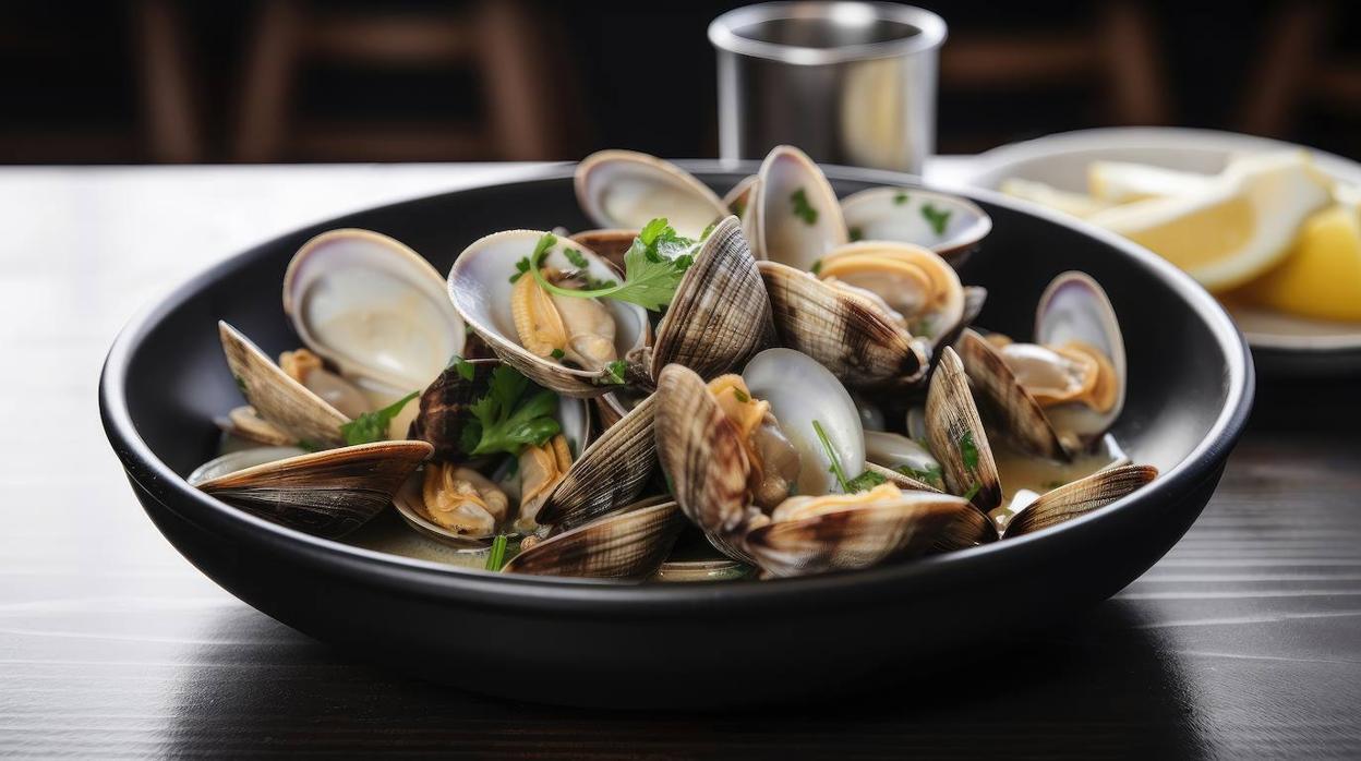 Las almejas son ricas en hierro