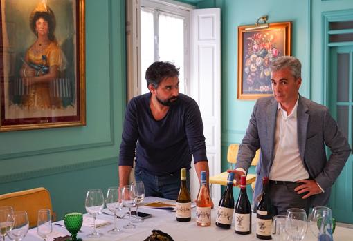 Julien Viaud y Rodrigo Madrid durante el maridaje