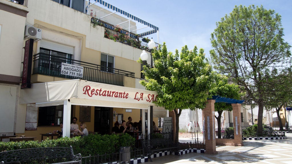 Restaurante La Sal en Isla Cristina. 