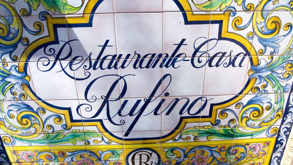 Restaurante Casa Rufino en Isla Cristina. 