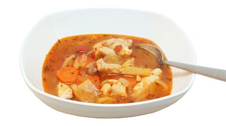 Colas de rape con gambas en salsa verde - Gurmé