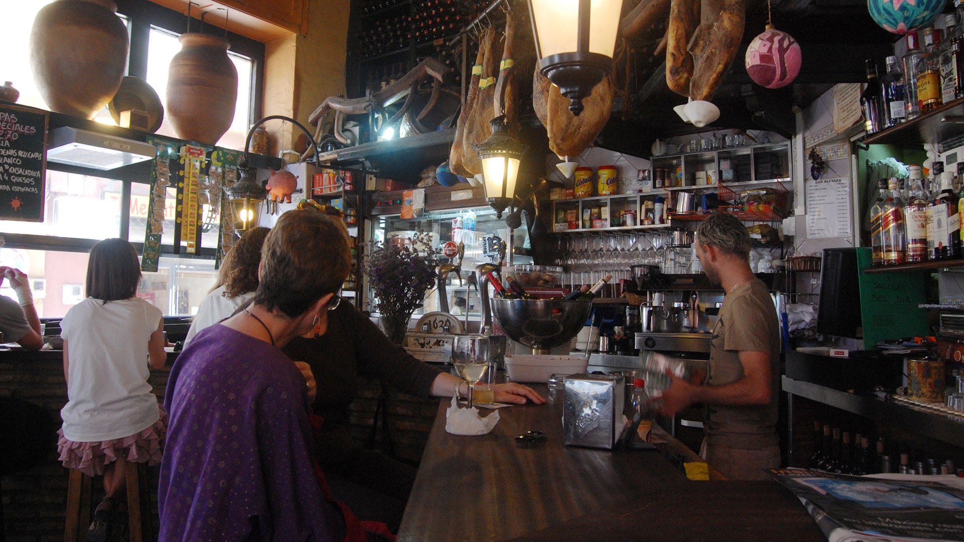 Bar Alfalfa en el centro de Sevilla