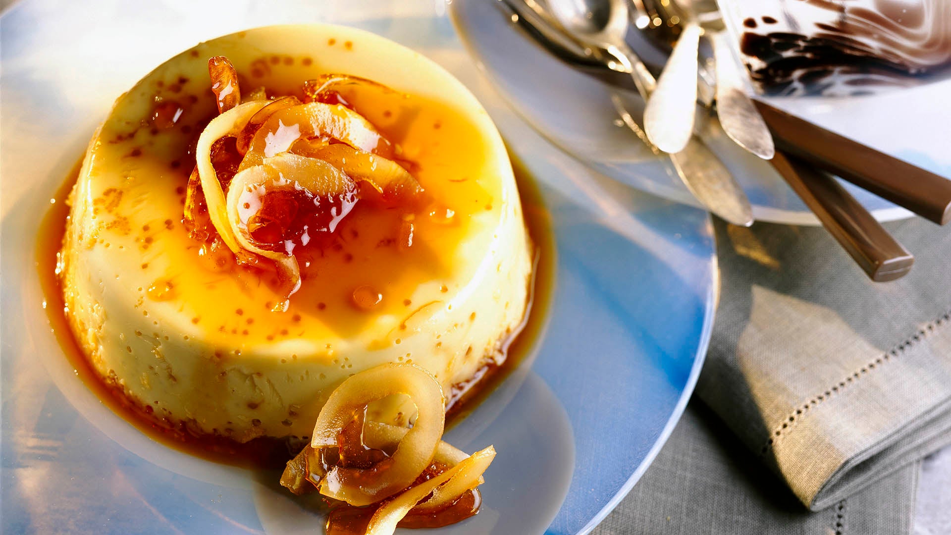 Flan de coco light - Gurmé