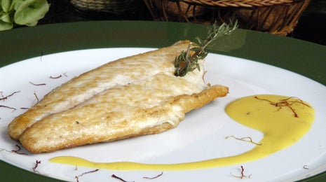 Lomos de dorada con salsa de azafrán - Gurmé