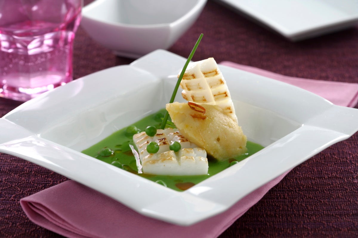 Sepia con guisantes - Gurmé