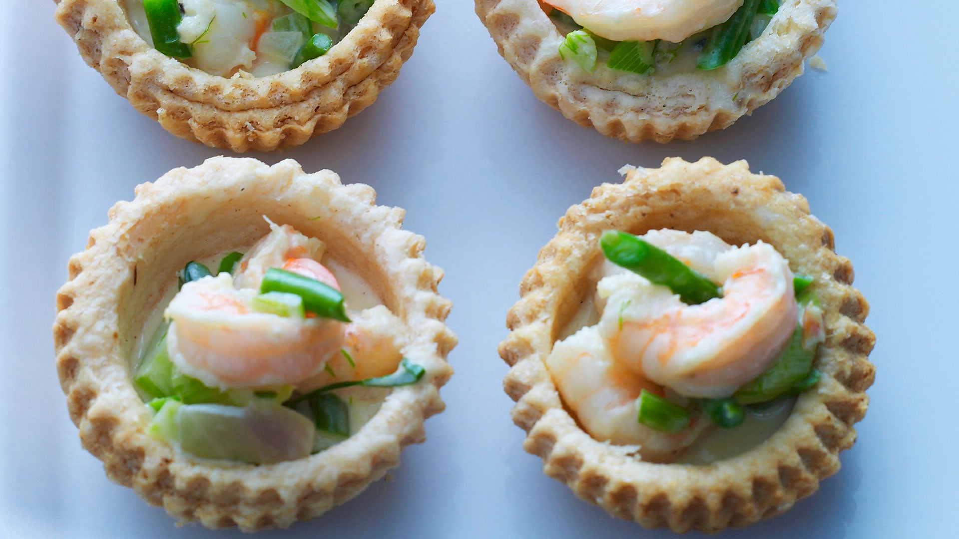 Volován de espárragos y champiñones