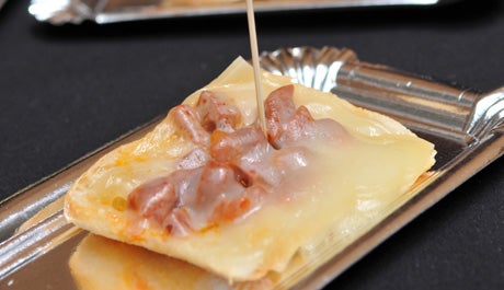 Pincho de lacón con queso - Gurmé