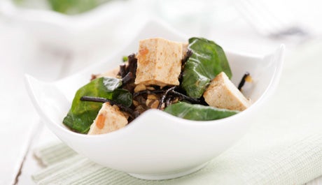 Espinacas con tofu - Gurmé
