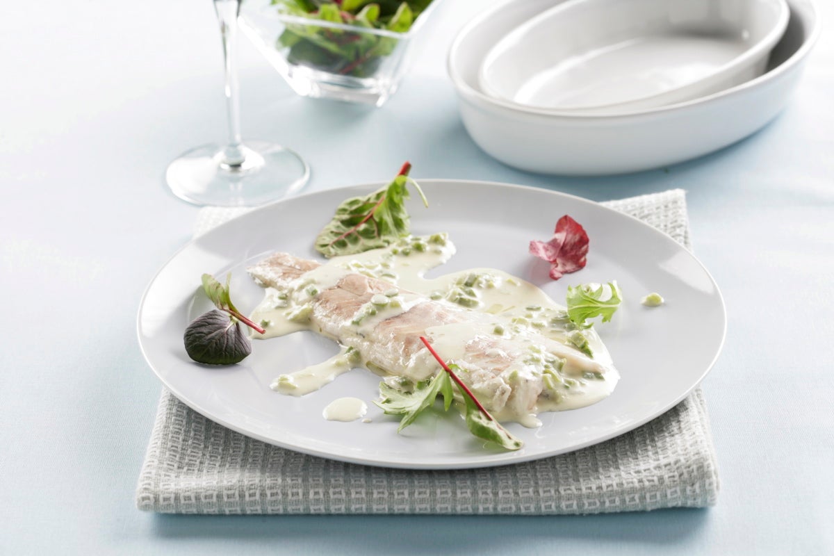 Lomos de mújol con salsa de cava - Gurmé