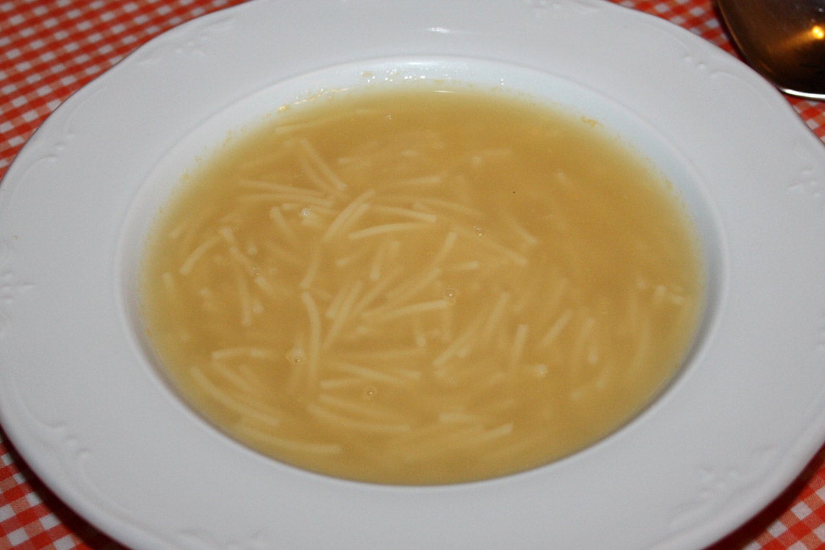 Sopa del cocido - Gurmé