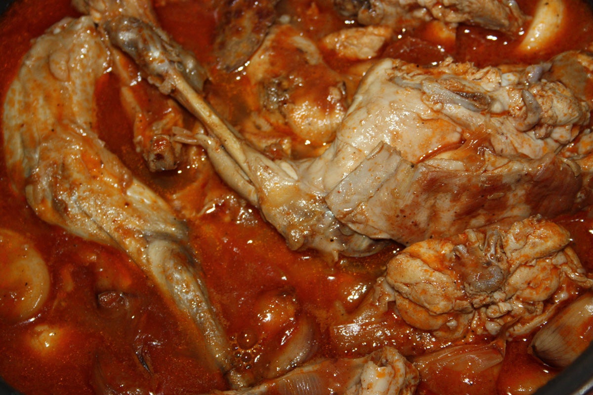 Conejo en adobo - Gurmé