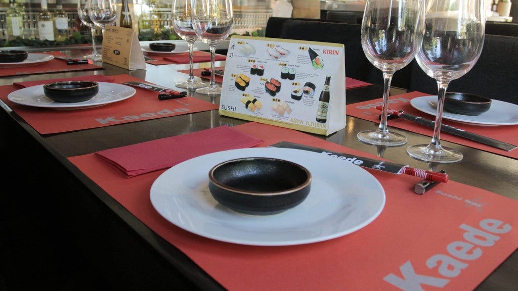 Restaurante japonés Kaede. 