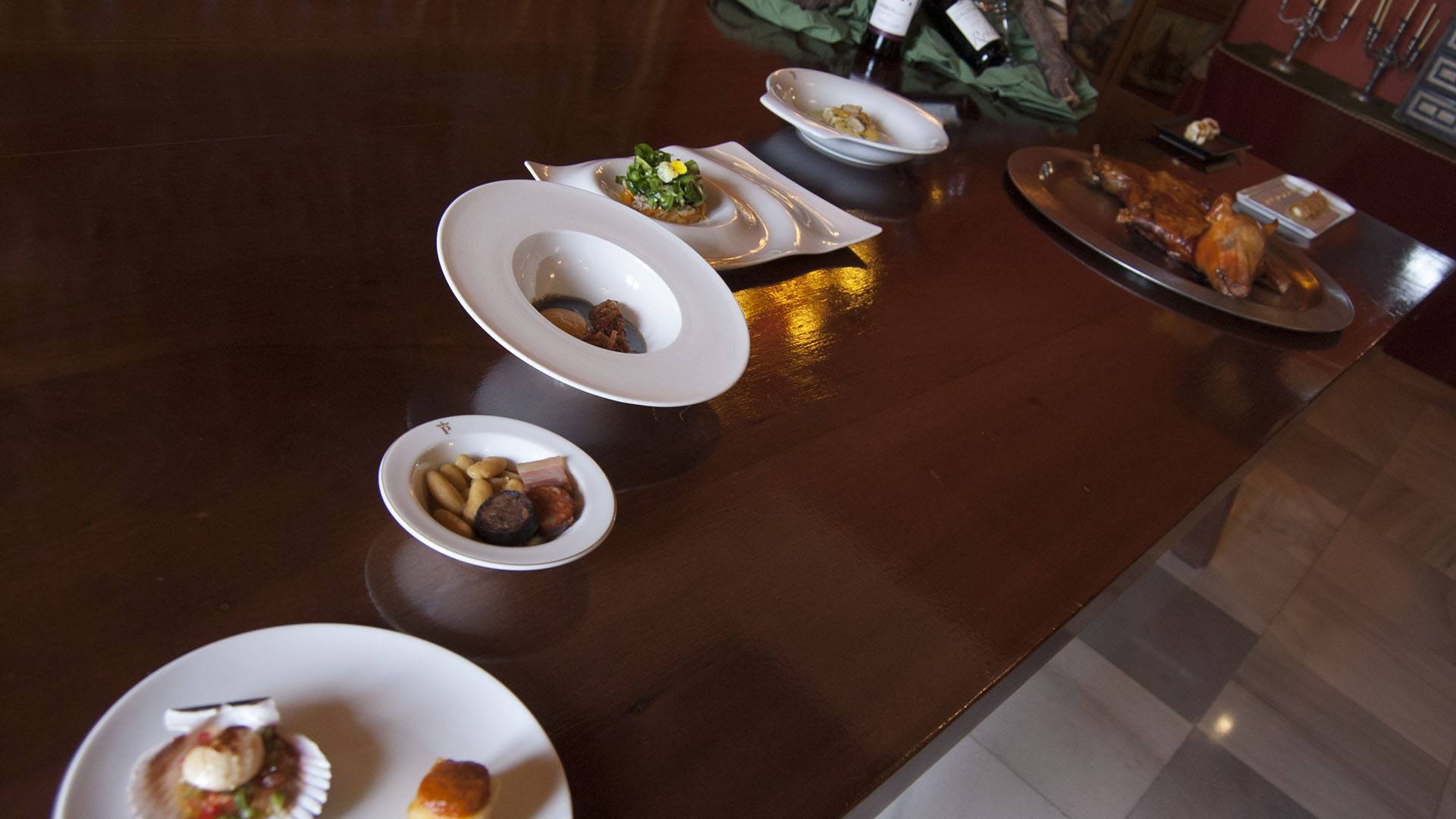 Degusta en Carmona el menú que Mario Sandoval ha diseñado para Paradores