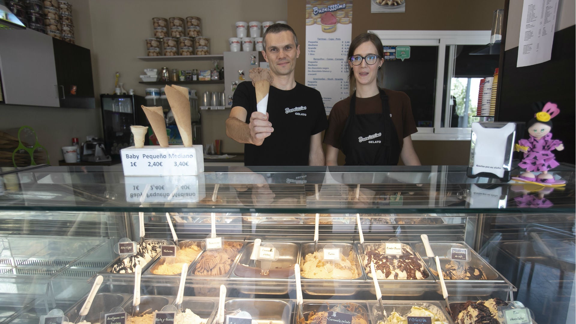 Buonisssimo: Helado de técnica italiana con sabor andaluz