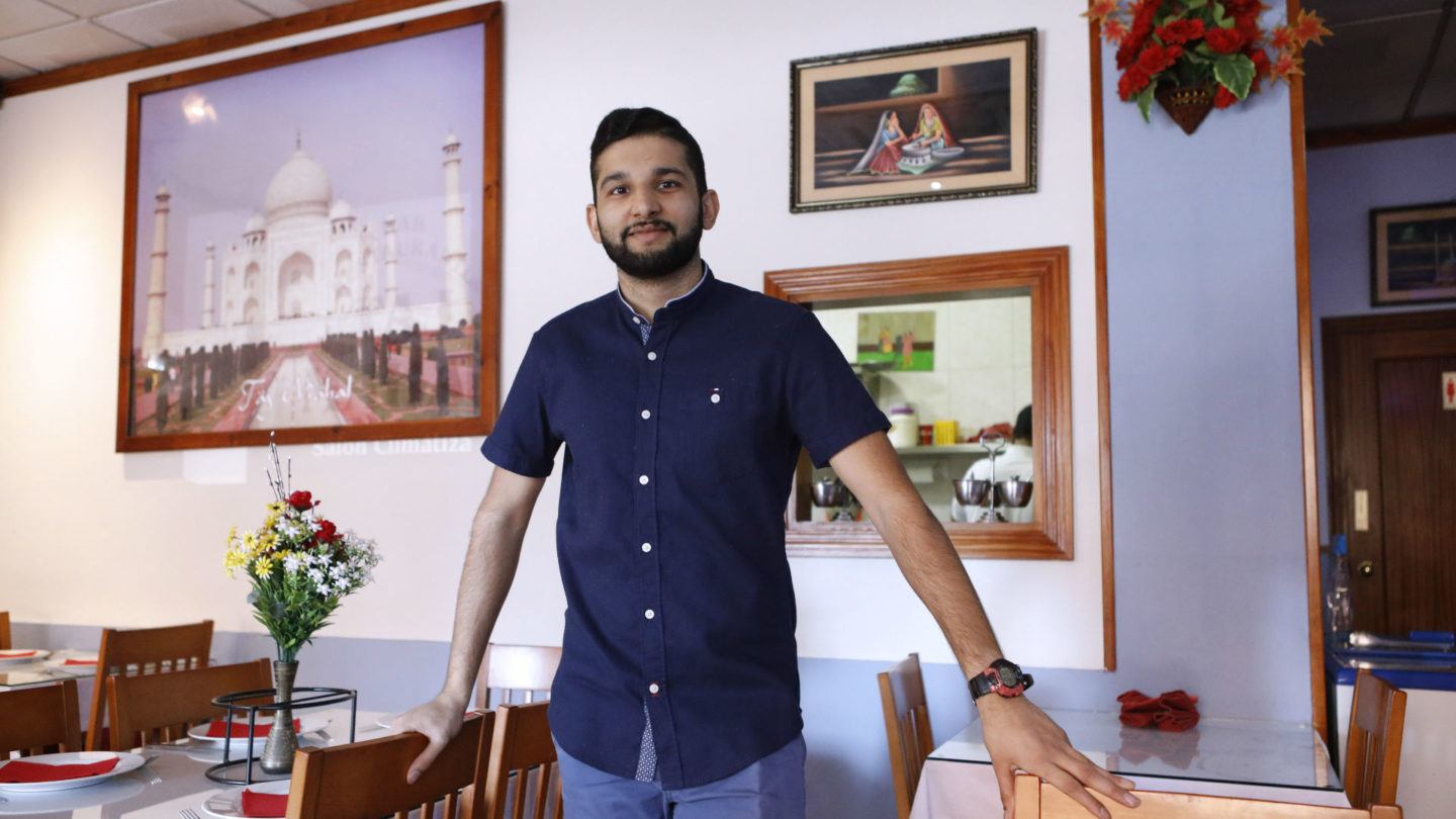 Hamza Raja Iqbal, Restaurante Taj Mahal: «Nos ha costado mucho acostumbrar al público al picante»