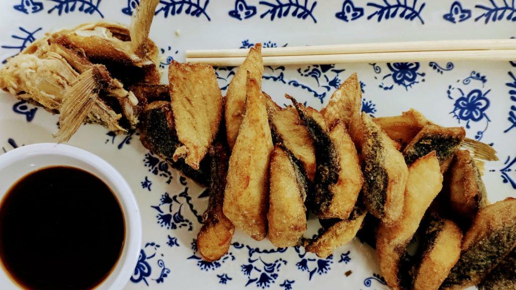 lubina-frita-adobo. 