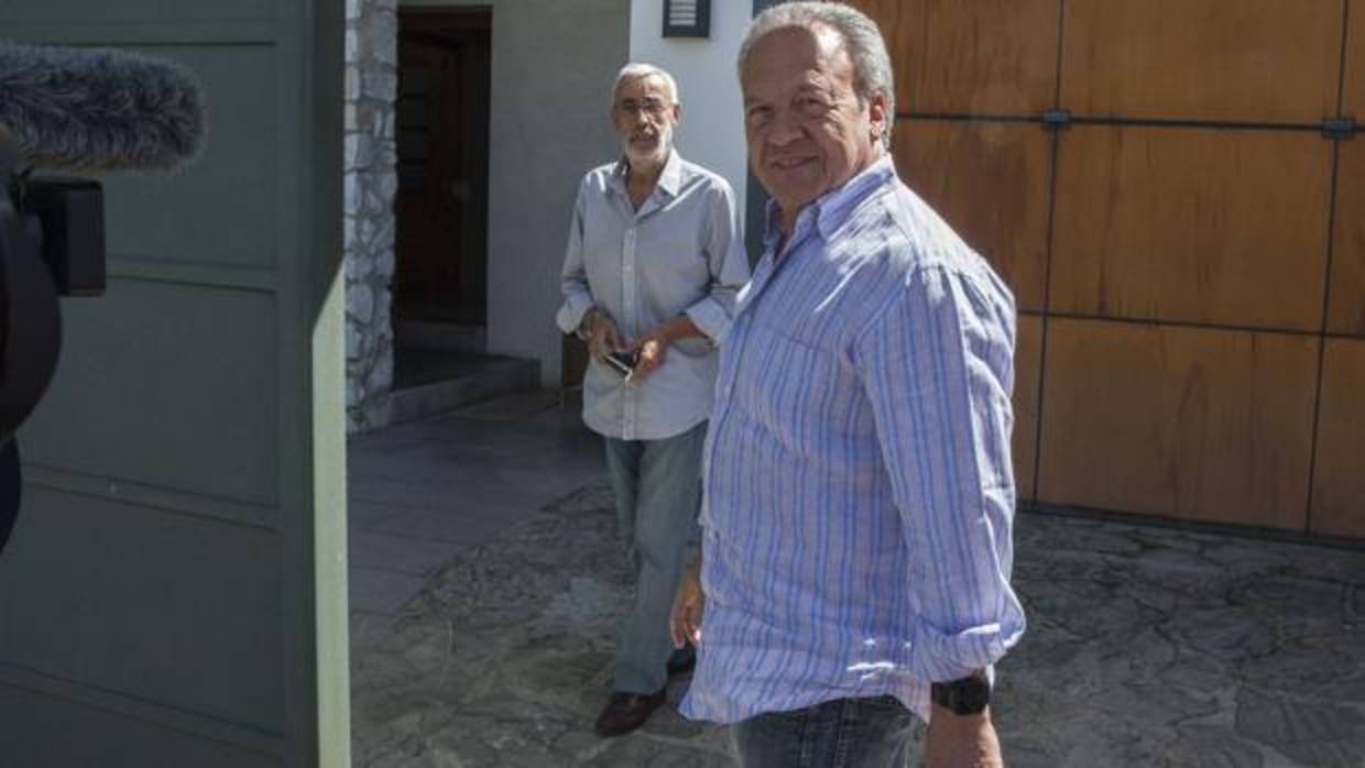 Pedro Pacheco disfrutando de su primer permiso penitenciario