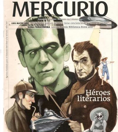Un ejemplar de la revista «Mercurio»