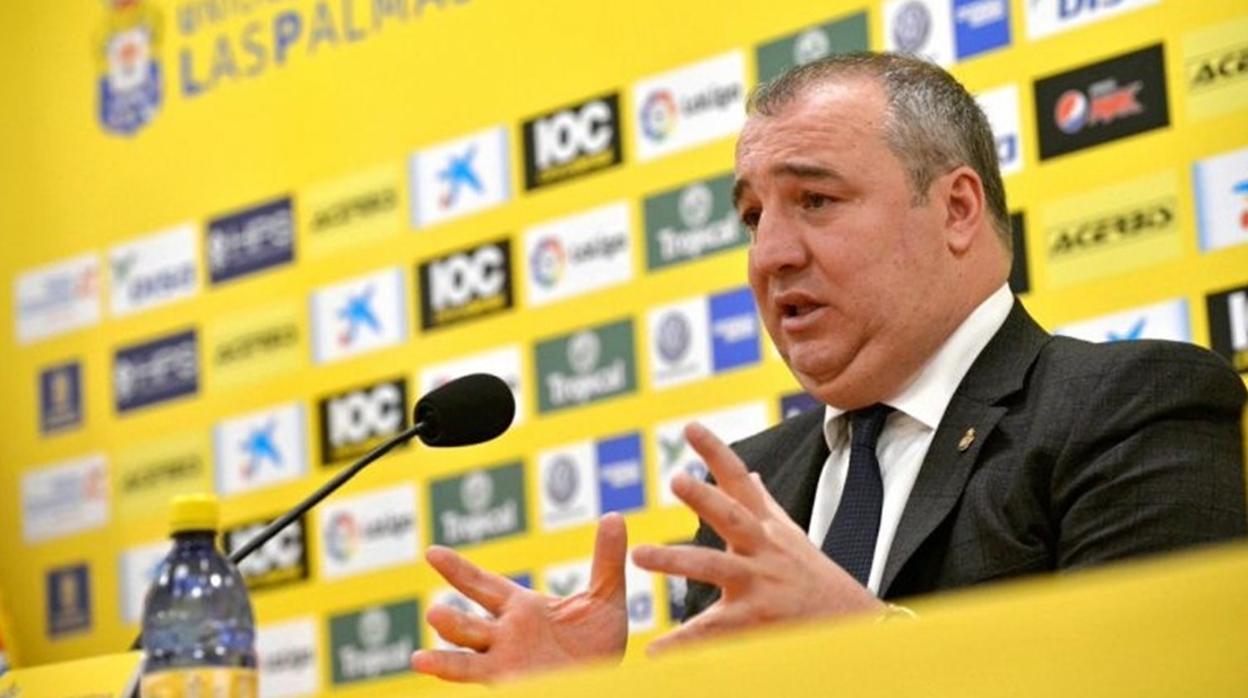 Ramírez es el presidente del Las Palmas