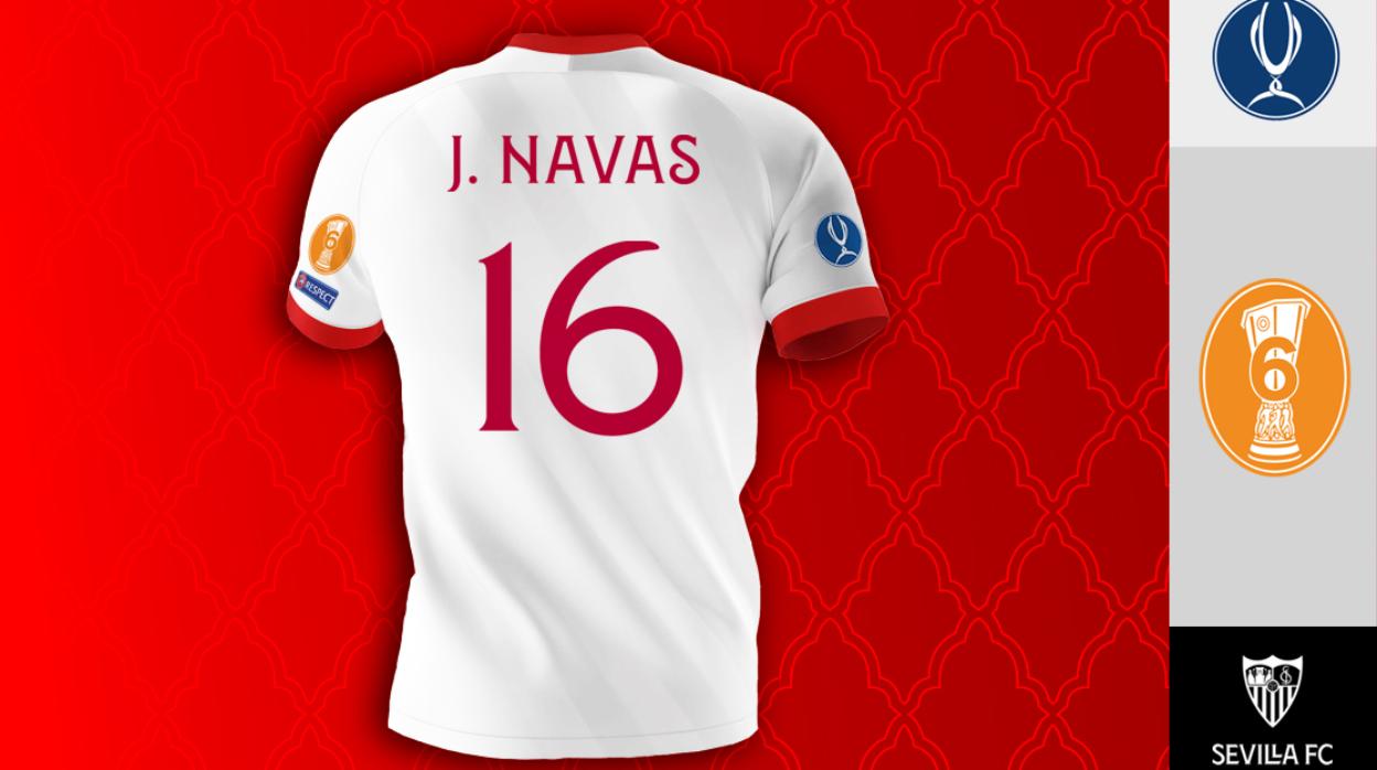 Las novedades que tendrá la camiseta del Sevilla en la Supercopa de Europa