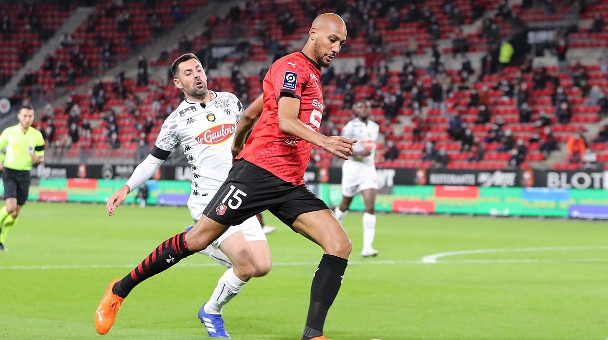 Nzonzi en el partido de la Ligue 1 del pasado sábado ante el Angers