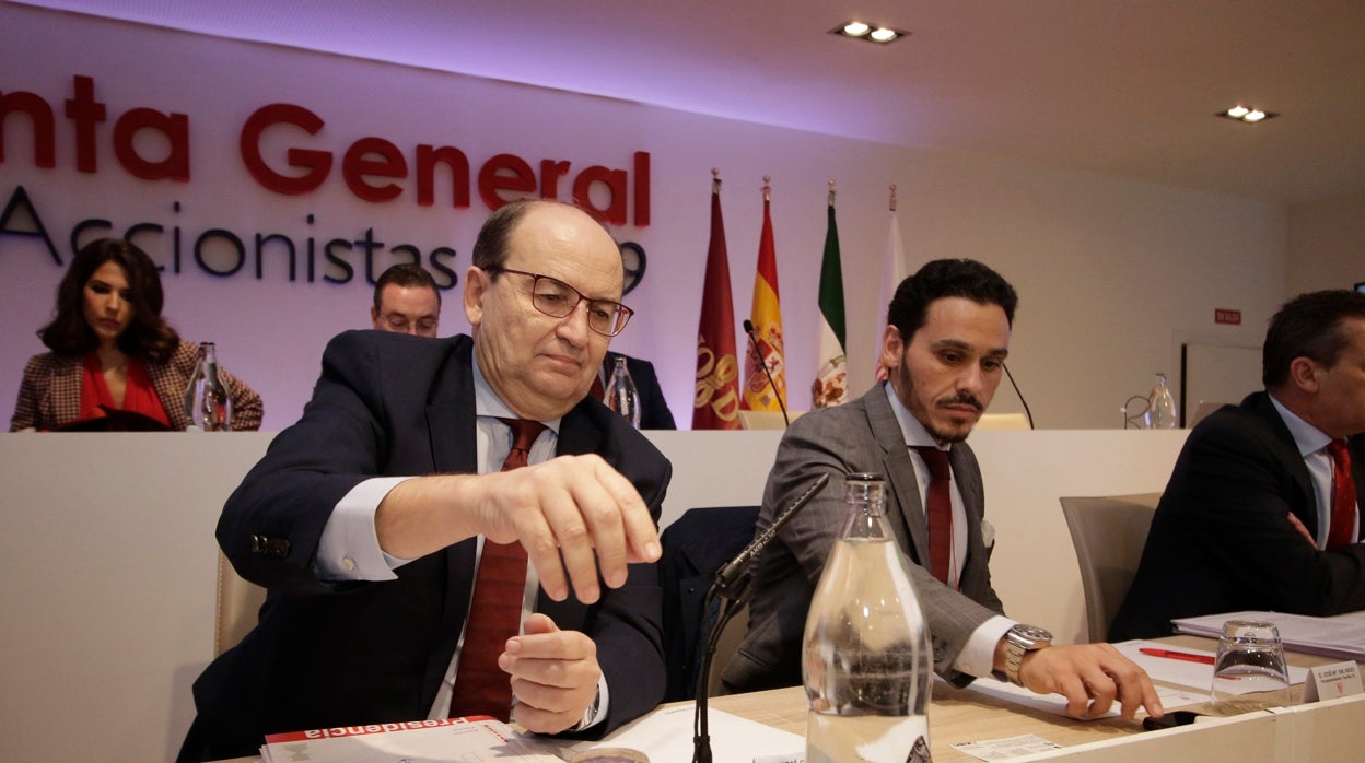 José Castro y Del Nido Carrasco, en la junta de accionistas 2019