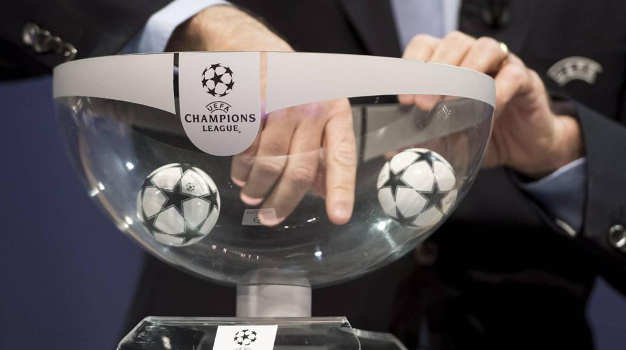 Imagen de uno de los sorteos realizados por la UEFA