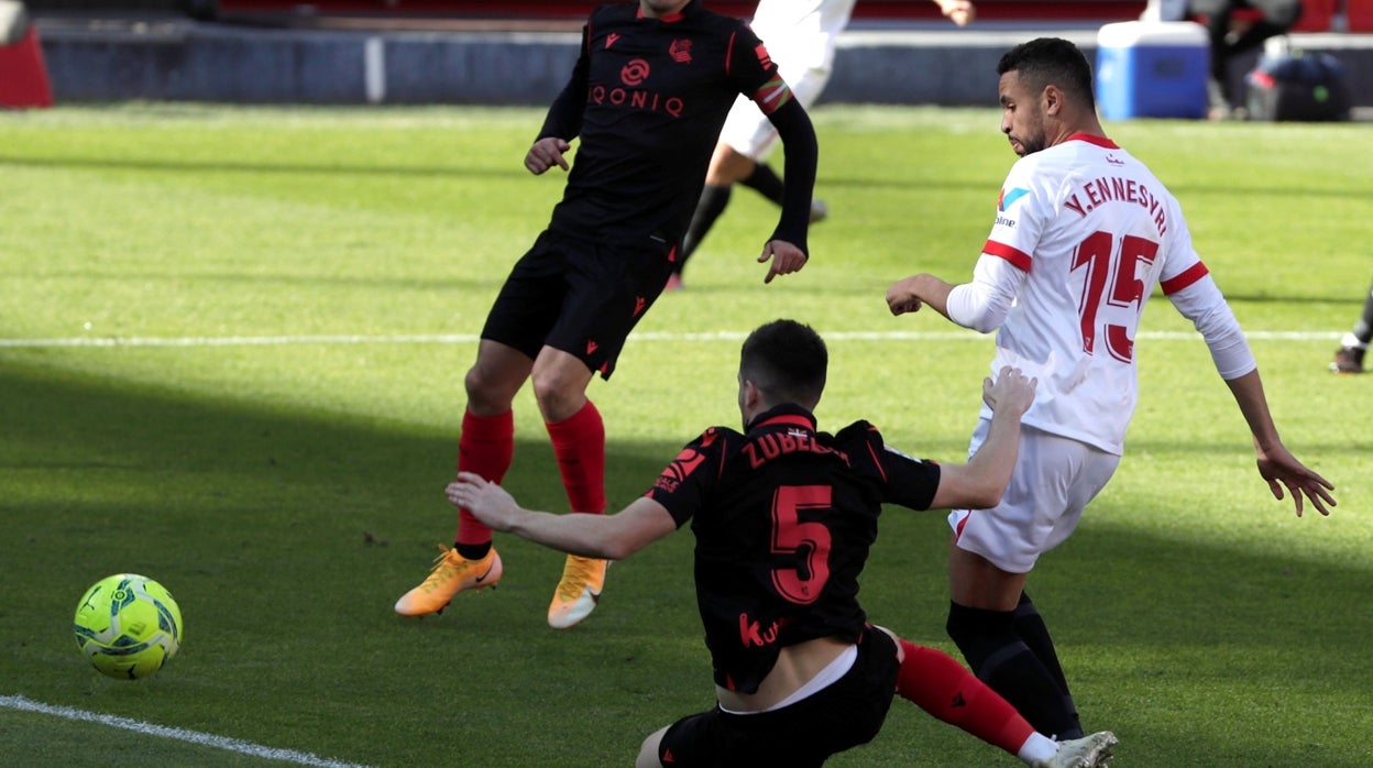 En-Nesyri y su hat-trick: «No significa nada; vamos a trabajar para conseguir más»
