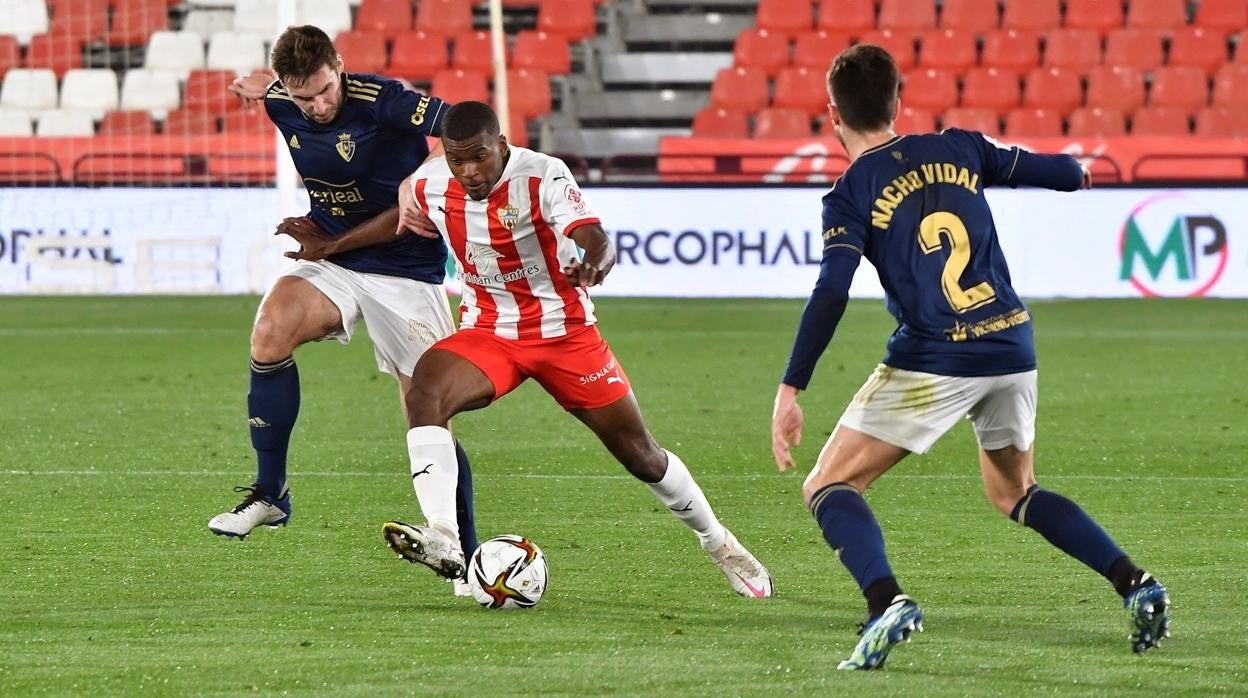 Lance del Almería - Osasuna de la Copa del Rey