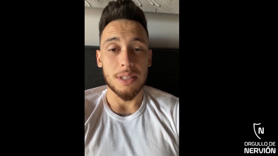 Ocampos, a los sevillistas: «Gracias por el apoyo que me brindaron»