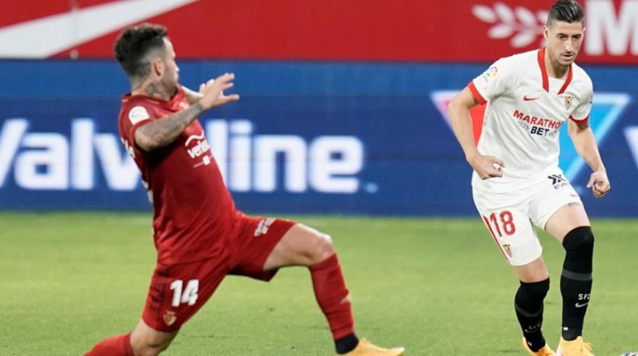 Lance del Sevilla - Osasuna de la primera vuelta de LaLiga